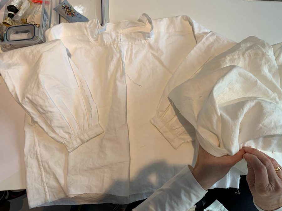 Punkalaitumen paidan viimeistelyä.